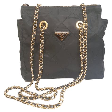 prada black star bag|Prada nylon shoulder bag price.